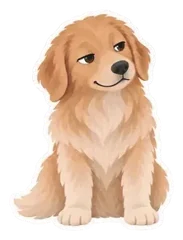 Example sticker: Maple, sassy