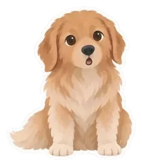 Example sticker: Maple, shocked