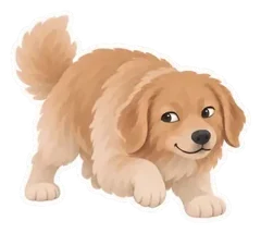 Example sticker: Maple, sneaky