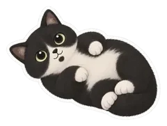Example sticker: Pepper, cuddle