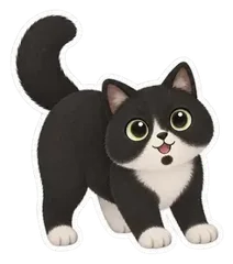 Example sticker: Pepper, excited
