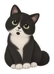 Example sticker: Pepper, love