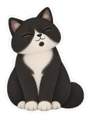 Example sticker: Pepper, proud