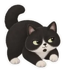 Example sticker: Pepper, sneaky