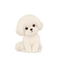 Biscuit's confused sticker, animated