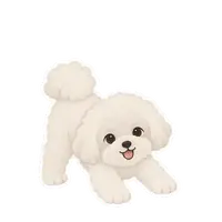 Biscuit's excited sticker, animated