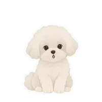 Biscuit's shocked sticker, animated