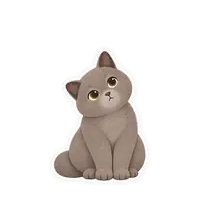 Juniper's confused sticker, animated