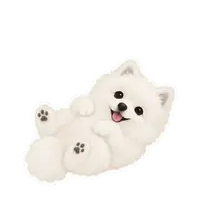 Rufus's cuddle sticker, animated