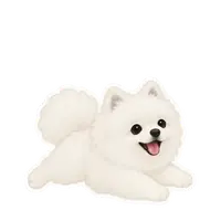 Rufus's zoomies sticker, animated